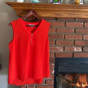 Vibrant Red Orange Tank